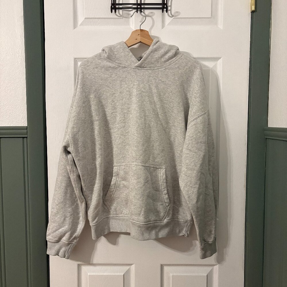 Abercrombie Sunday Hoodie Light Gray Size M